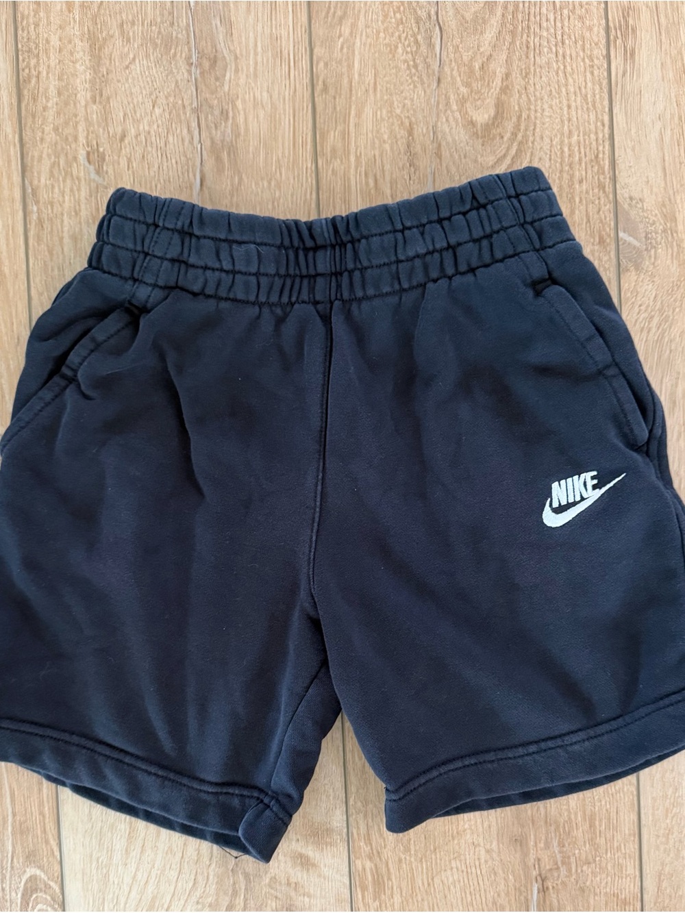 Nike Black Kids Logo Fleece Shorts